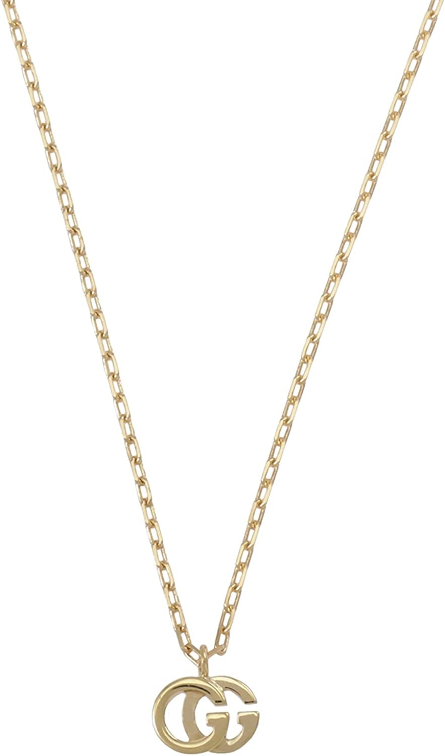 Gucci双G项链吊坠18KYG金687118-J8500-8000